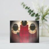 Gesloten Masai Familieportret Briefkaart (Staand voorkant)