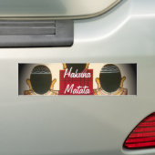 Gesloten Masai Familieportret Bumpersticker (Op auto)