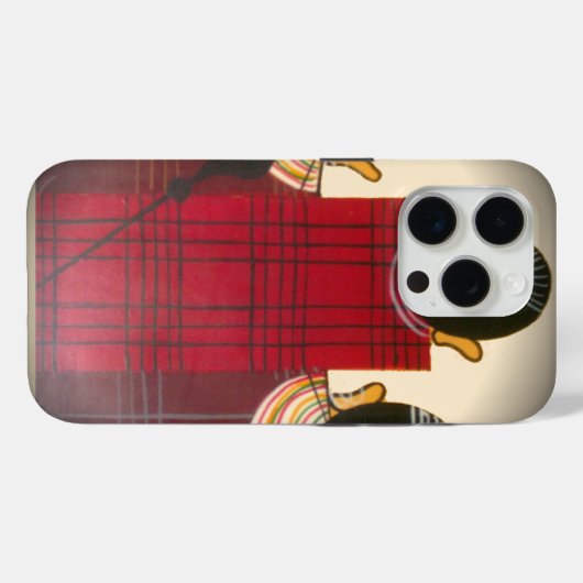 Gesloten Masai Familieportret Case-Mate iPhone Case (Achterkant (horizontaal))