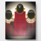 Gesloten Masai Familieportret Fotoplaat (Voorkant)