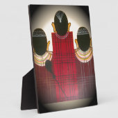 Gesloten Masai Familieportret Fotoplaat (Zijkant)