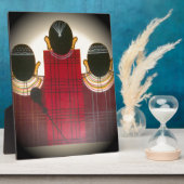 Gesloten Masai Familieportret Fotoplaat (Zijkant)