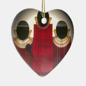 Gesloten Masai Familieportret Keramisch Ornament (Rechts)