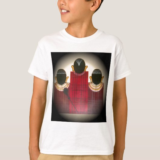Gesloten Masai Familieportret T-shirt (Voorkant)
