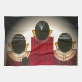 Gesloten Masai Familieportret Theedoek (Horizontaal)
