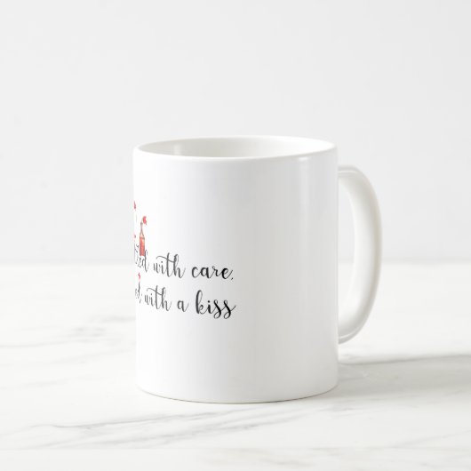 "Gesloten met een Kiss Mok" Classic Mok, 325 ml Koffiemok (Voorkant rechts)