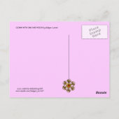 GESLOTEN MET OWL EN VIOLIN BRIEFKAART (Achterkant)