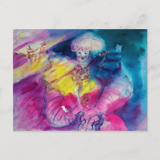 GESLOTEN MET OWL EN VIOLIN BRIEFKAART (Voorkant)