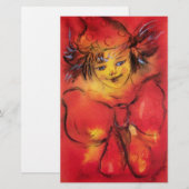 GESLOTEN MET RODE RIBBON BRIEFPAPIER (Voorkant / Achterkant)