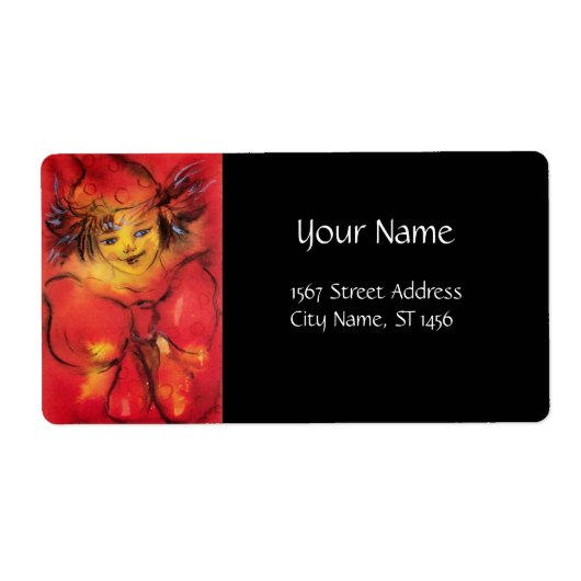 GESLOTEN MET RODE RIBBON ETIKET (Voorkant)