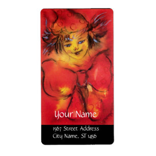 GESLOTEN MET RODE RIBBON ETIKET