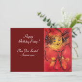 GESLOTEN MET RODE RIBBON KAART (Staand voorkant)