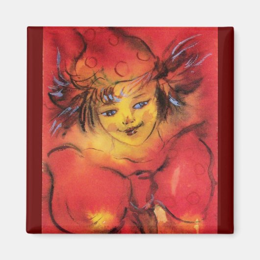 GESLOTEN MET RODE RIBBON MAGNEET (Voorkant)