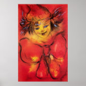 GESLOTEN MET RODE RIBBON POSTER (Voorkant)