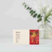 GESLOTEN MET RODE RIBBON VISITEKAARTJE (Staand voorkant)