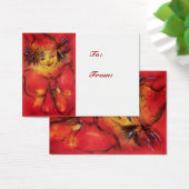 GESLOTEN MET RODE RIBBON VISITEKAARTJES (Bureau)