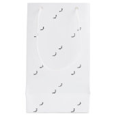 Gesloten ogen, alleen wimpers klein cadeauzakje (Voorkant)