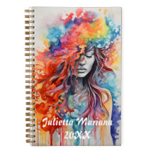 Gesloten Ogen Halo van Kleuren Aangepaste naam