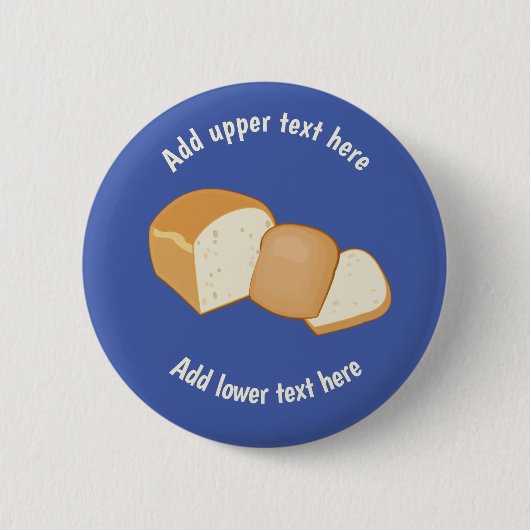 Gesloten plakband - Baking Theme - Aangepaste teks Ronde Button 5,7 Cm (Voorkant)