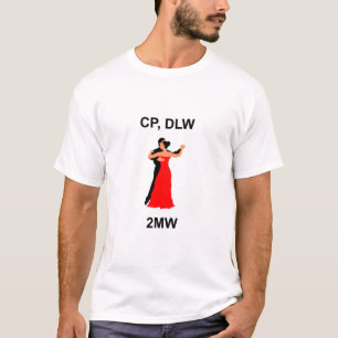 Gesloten Positie, de Muur van de Lijn van Diag, 2  T-shirt