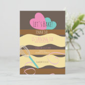 Gesloten rok ter decoratie op dag Roze sproeten Kaart (Staand voorkant)