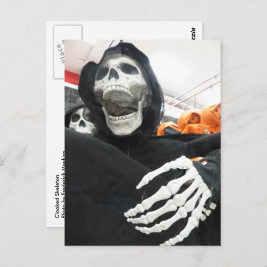 Gesloten Skeleton Briefkaart (Voorkant / Achterkant)