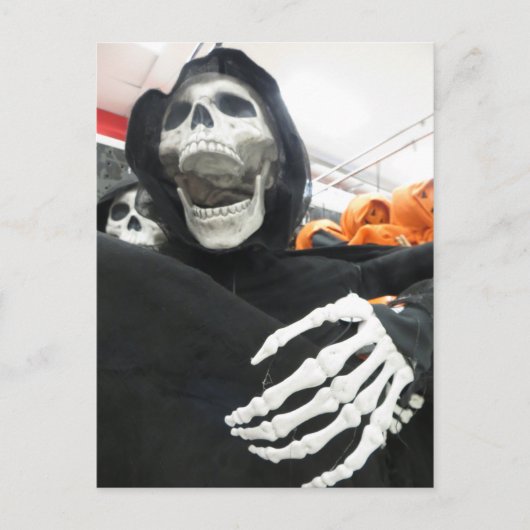 Gesloten Skeleton Briefkaart (Voorkant)