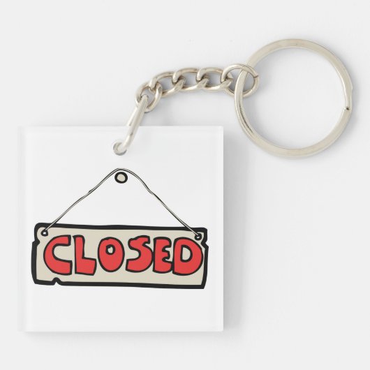 Gesloten Sleutelhanger (Achterkant)