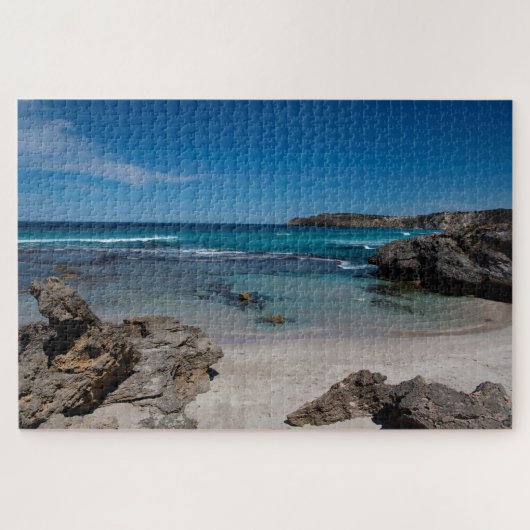 Gesloten strand in het paradijs, 1014 stuks legpuzzel (Horizontaal)