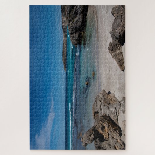 Gesloten strand in het paradijs, 1014 stuks legpuzzel (Verticaal)