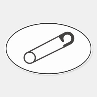 Gesloten veiligheidsspeld Sticker | Ondersteuning