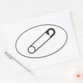 Gesloten veiligheidsspeld Sticker | Ondersteuning  (Envelop)