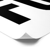 Gesloten voor Bedrijven - Aangepaste professionele Poster (Hoek)