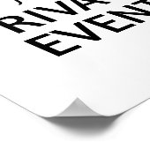 Gesloten voor een privé Gebeurtenis Poster (Hoek)