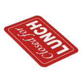 Gesloten voor lunchbord magneet (Rechterzijde)