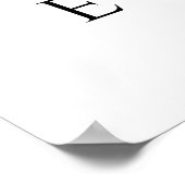 Gesloten voor privé vakantie evenement poster (Hoek)