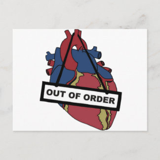 Gesloten voor reparaties briefkaart