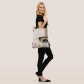 GESLOTEN WITTE HOUDEN DEUR TOTE BAG (Op model)