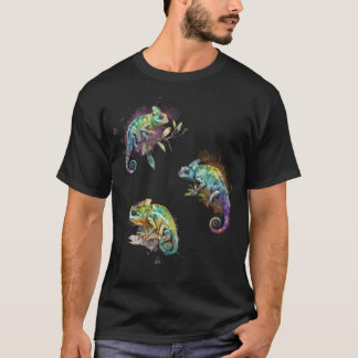 gesluierde kameleons t-shirt