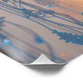 gesluierde sereniteit van het membraan perfect poster (Hoek)