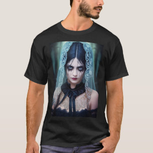 Gesluierde tranen van rouw t-shirt