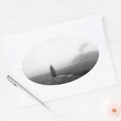 Gesluierde Wanderer Sticker (Envelop)