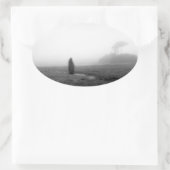 Gesluierde Wanderer Sticker (Tas)