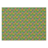 Gesmede bloemenkettings in bosgroen tafelkleed (Voorkant (Horizontaal))