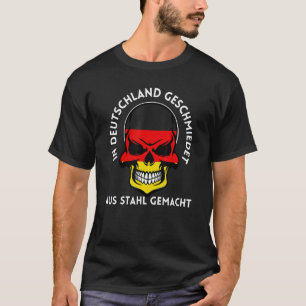 Gesmede Duitse vlag Steelwerker T-shirt