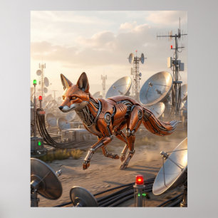 Gesmede Fox Ember Poster