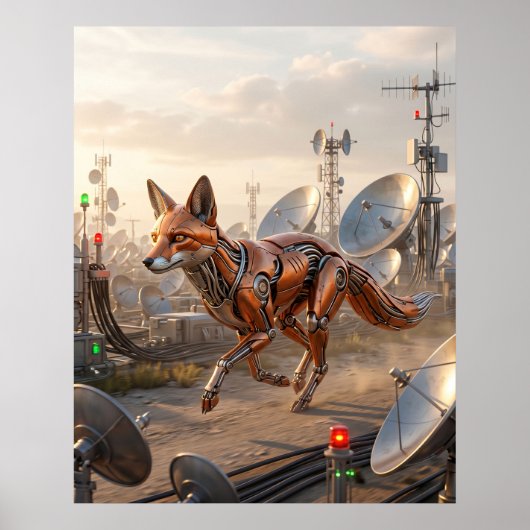Gesmede Fox Ember Poster (Voorkant)