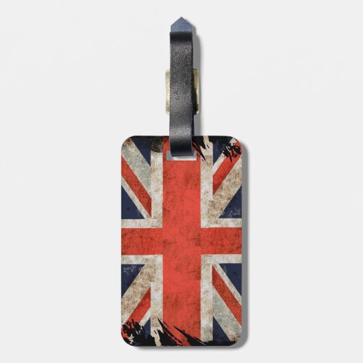 Gesmeedde Uniefacter Bagagelabel (Achterkant verticaal)