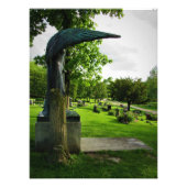 "Gesmeerd in het Anguish" Foto Afdruk (Voorkant)