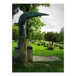 "Gesmeerd in het Anguish" Foto Afdruk